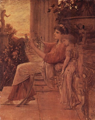 Sappho by Gustav Klimt